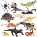 12-Piece Reptile Animals Figurine Playset