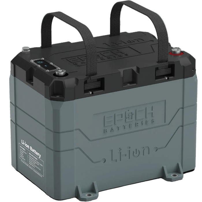 12V 50Ah (0.64kWh) LiFePO4 Lithium Battery - Bluetooth, Heating, Waterproof