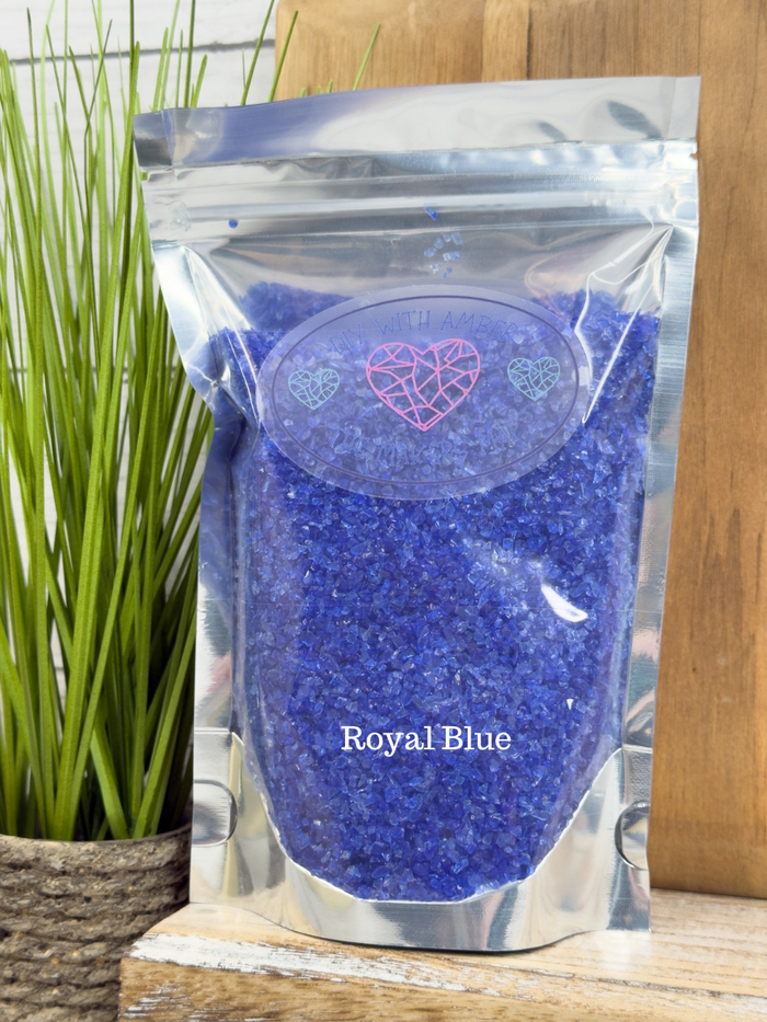 16 oz. Royal Blue Mini Crushed Glass