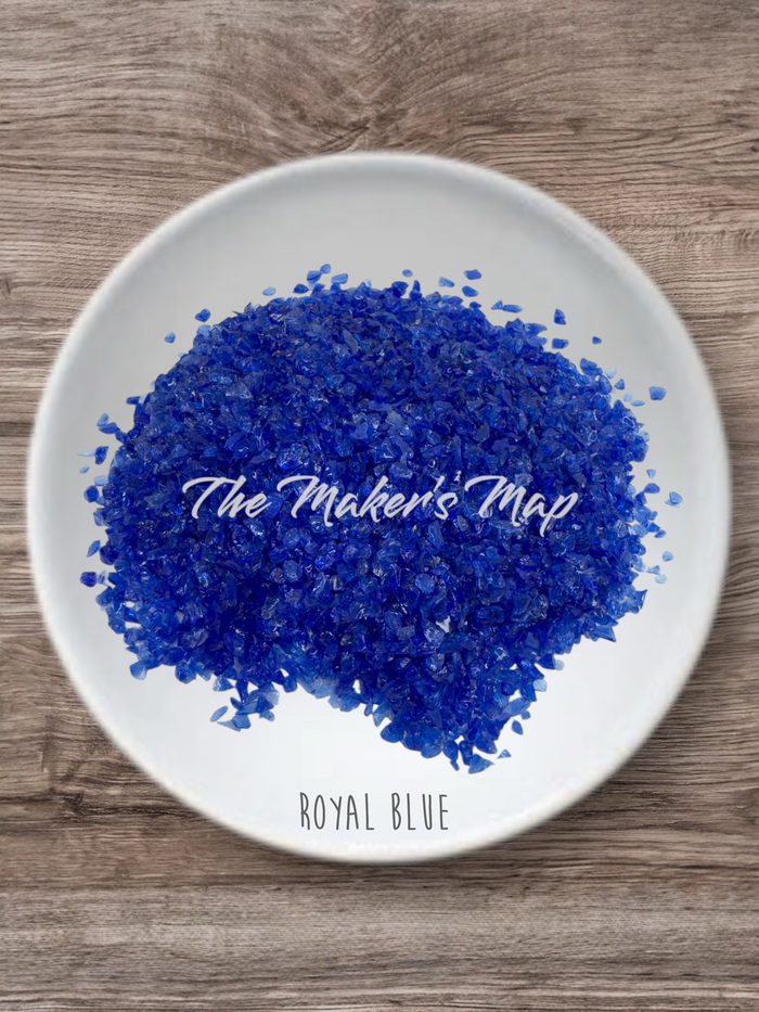 16 oz. Royal Blue Mini Crushed Glass