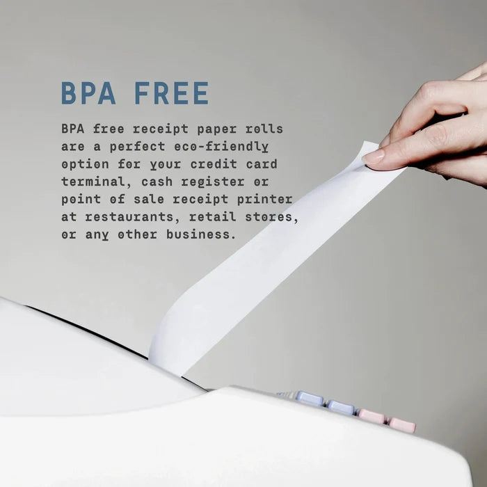 3 1/8" X 230' (50 Rolls) Thermal Cash Register Paper Roll