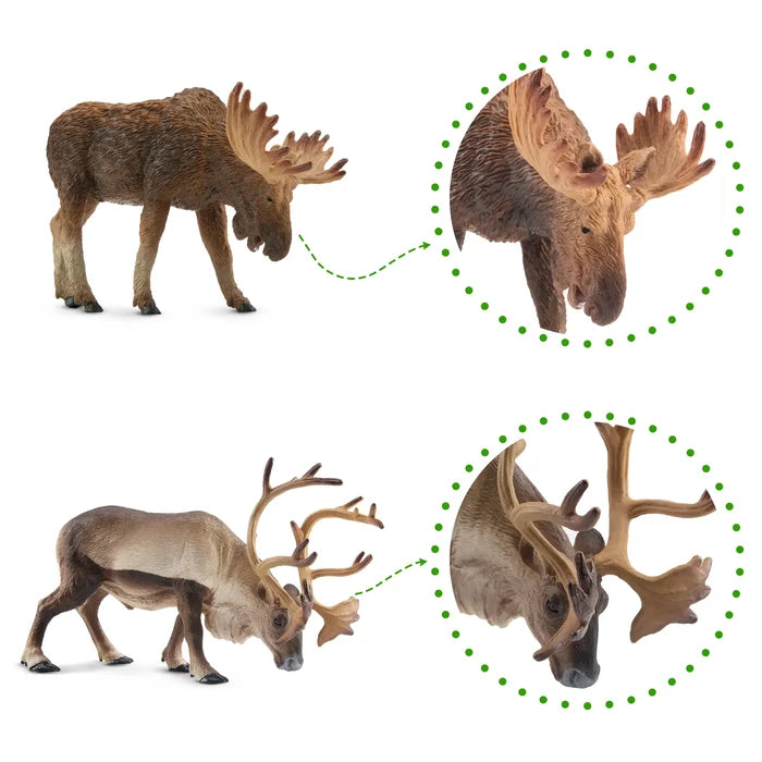 5-Piece Deer Family Figurines Set-detail 1