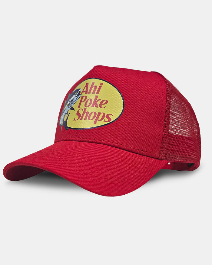 AHI POKE SHOPS Red Trucker