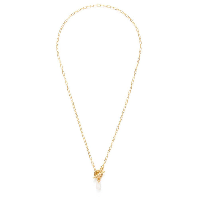 Amano Studio - Toggle Clasp with Gemstone Necklace: Moonstone