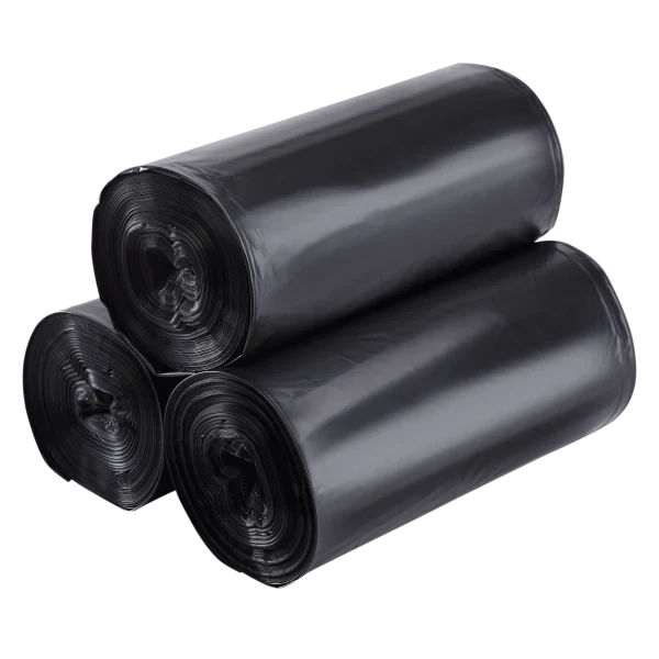 Black Can Liners, 36" x 58", 1.2 mil, 55 Gallon, 20 x 5 pcs/ctn
