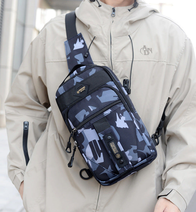 BM042 - Camo Style Men's Messenger Bag