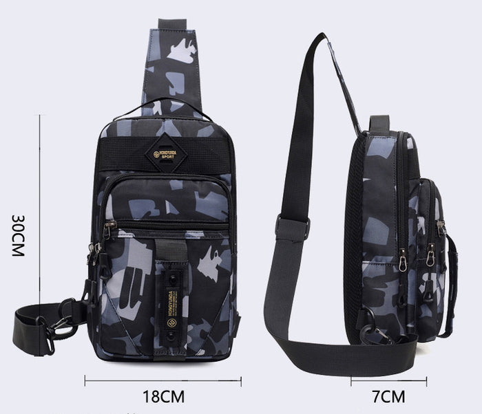 BM042 - Camo Style Men's Messenger Bag