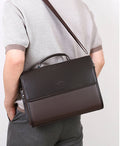 BM045 - Genuine Leather Men's Premium Messenger Bag