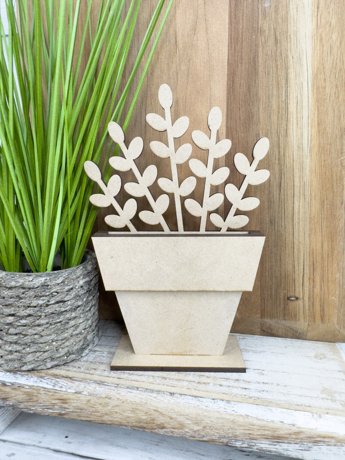 Boxwood Greenery Hugger Holder Interchangeable Base DIY Craft Kit