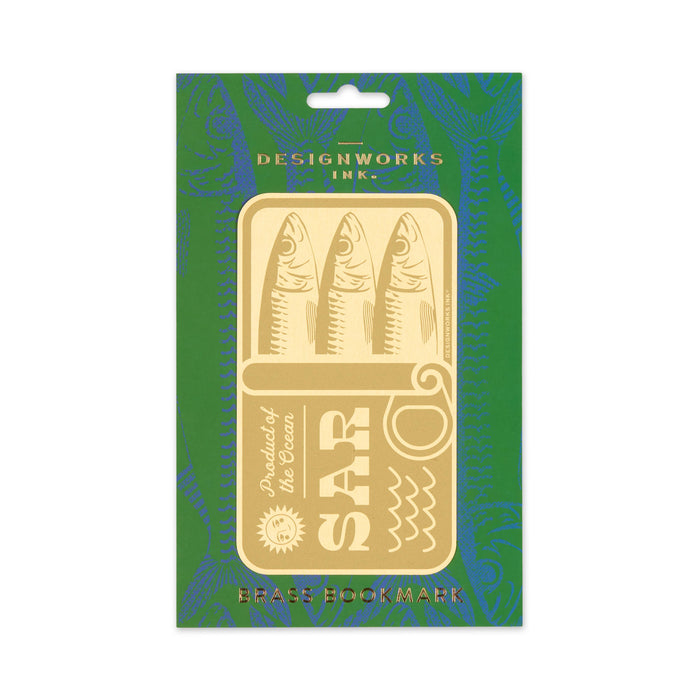 Brass Bookmark | Sardines