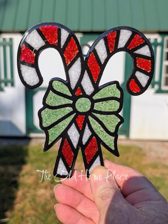 BULK Style 181 Candy Canes Laser Cut Outline Frame Blank