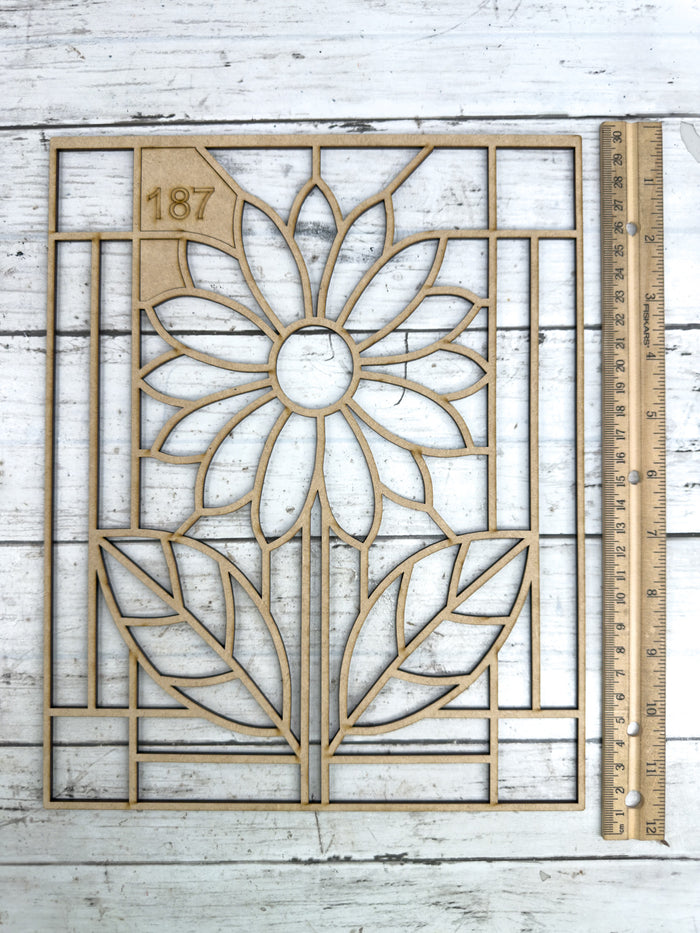 BULK Style 187 Flower Laser Cut Outline Frame Blank