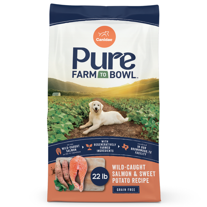 Canidae Pure Farm To Bowl Wild-Caught Salmon & Sweet Potato Recipe Dog Food