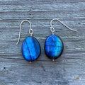 Chunky Labradorite Earrings