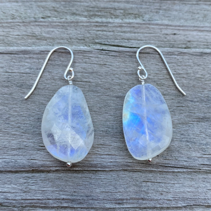 Chunky Moonstone Earrings