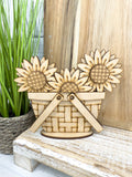 Cluster of Sunflowers Add on Insert