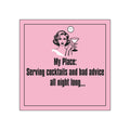 Cocktails & Bad Advice • Beverage Napkins