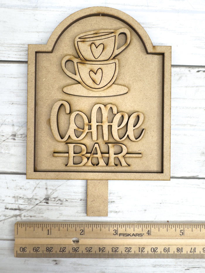 Coffee Bar Insert for Spindle Base