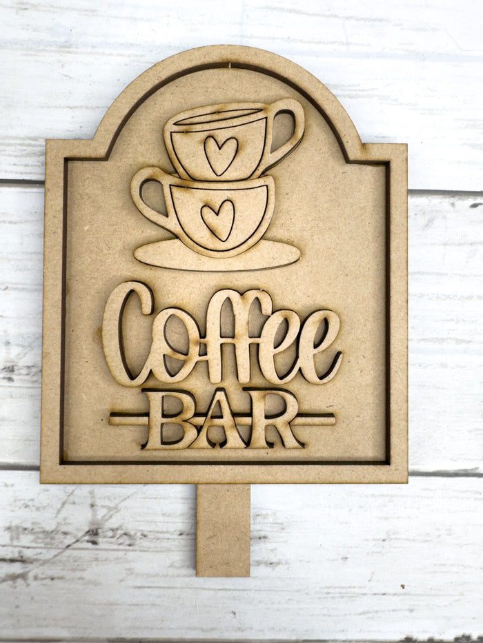 Coffee Bar Insert for Spindle Base