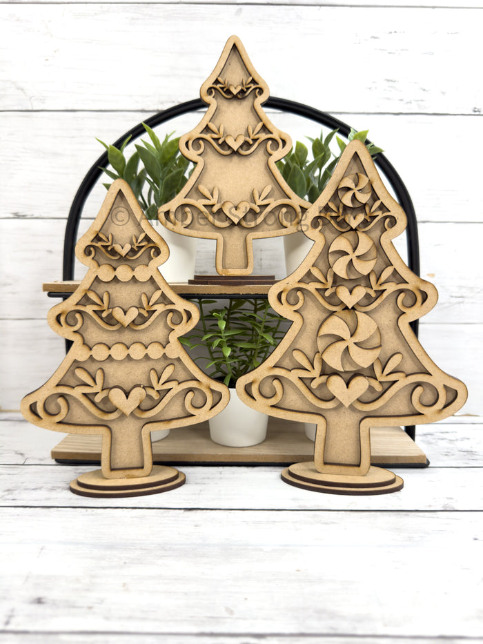 Cookie Christmas Tree Trio DIY Craft Kit