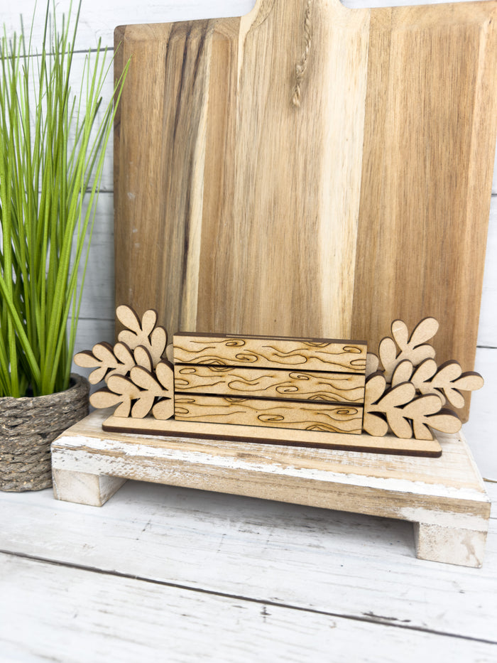 Crate and Greenery Sitter Interchangeable Base DIY Kit