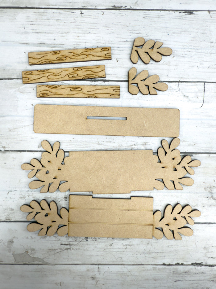 Crate and Greenery Sitter Interchangeable Base DIY Kit