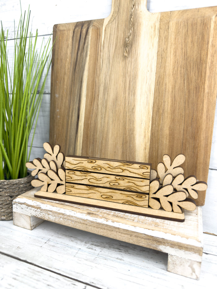 Crate and Greenery Sitter Interchangeable Base DIY Kit