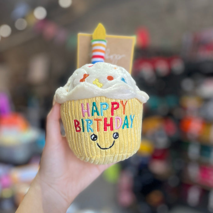 Cupcake Birthday Dog Toy