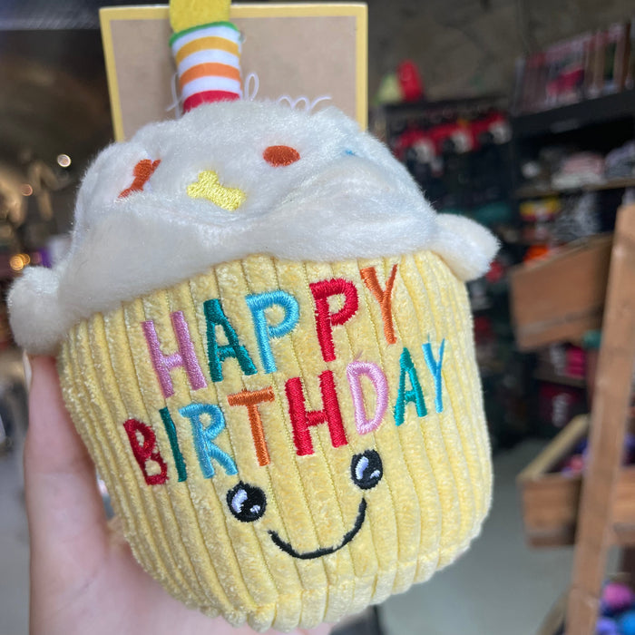 Cupcake Birthday Dog Toy