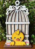 Cute Chick with Eggs Lantern Add on Insert