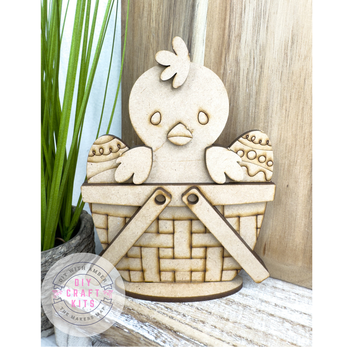 Cute Chick with Eggs Lantern Add on Insert