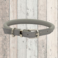 grey rolled dogs and horses collar