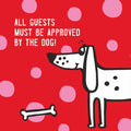 Dog Approved, red • Lunch Napkin