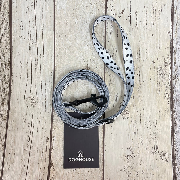 Doghouse Everyday Comfort Dog Lead in Dalmatian Spot - DOGHOUSE
