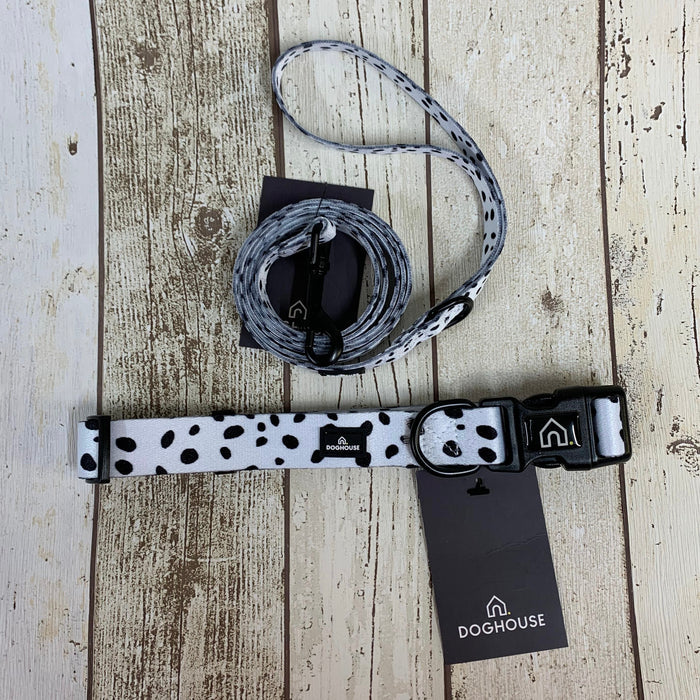 Doghouse Everyday Comfort Dog Lead in Dalmatian Spot - DOGHOUSE