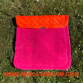 Orange Padded & Bright Pink Fleece / Regular 50 x 70cm