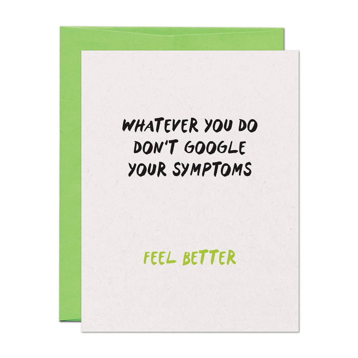 Don't Google Your Symptoms