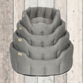 Earthbound Grey Silver Camden Dog Bed