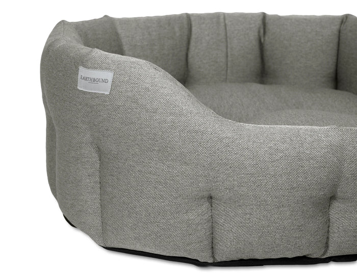 Earthbound Grey Silver Camden Dog Bed