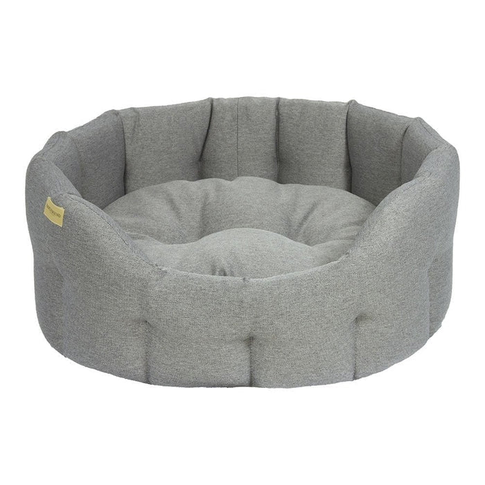 Earthbound Grey Silver Camden Dog Bed