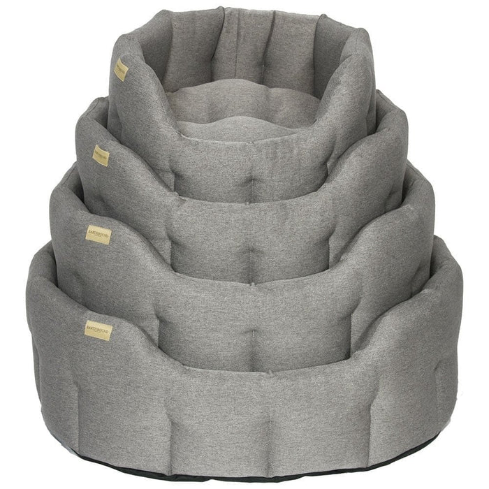Earthbound Grey Silver Camden Dog Bed