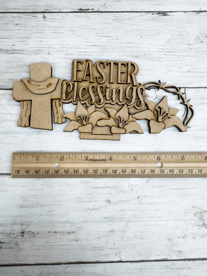 Easter Blessings Slot Insert for Interchangeable bases DIY Kit
