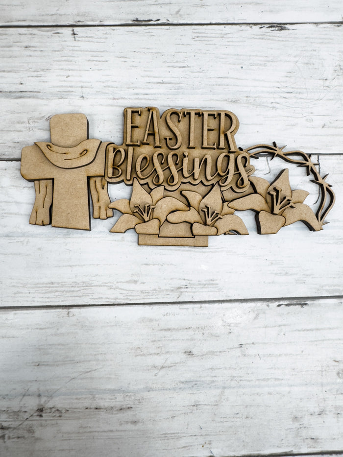 Easter Blessings Slot Insert for Interchangeable bases DIY Kit