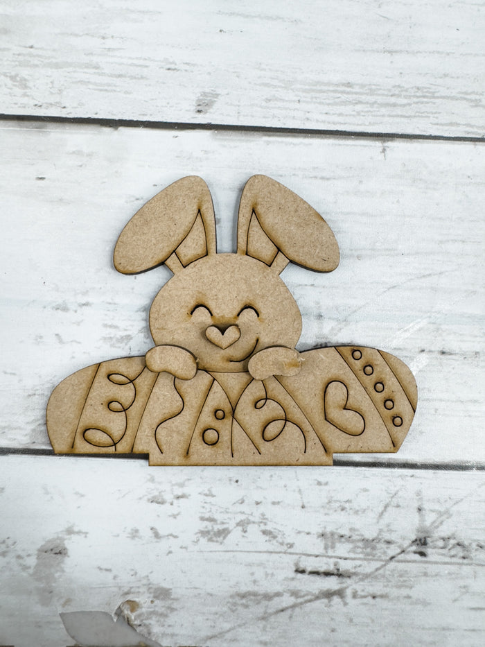 Easter Bunny and Eggs Add on Insert