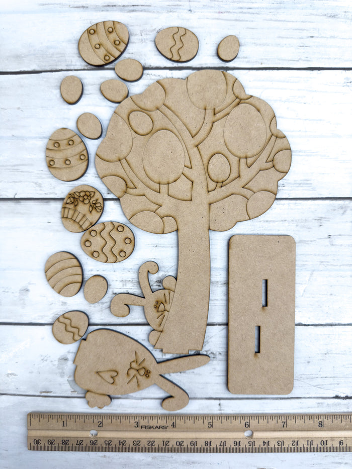 Easter Egg Tree Shelf Sitter DIY Kit
