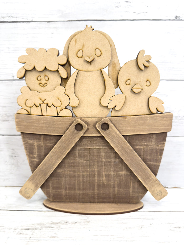 Easter Friends Slot Insert for Interchangeable bases DIY Kit