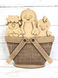 Easter Friends Slot Insert for Interchangeable bases DIY Kit