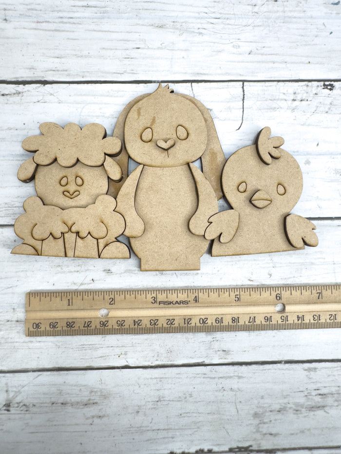 Easter Friends Slot Insert for Interchangeable bases DIY Kit