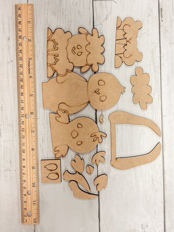 Easter Friends Slot Insert for Interchangeable bases DIY Kit