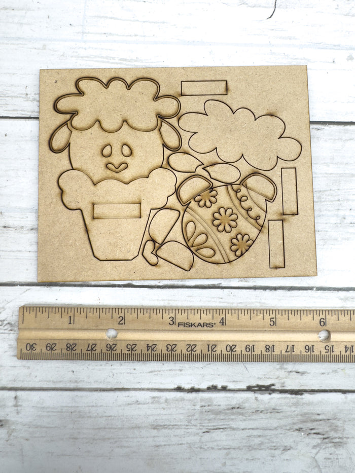 Easter Lamb with Egg Hugger Kit